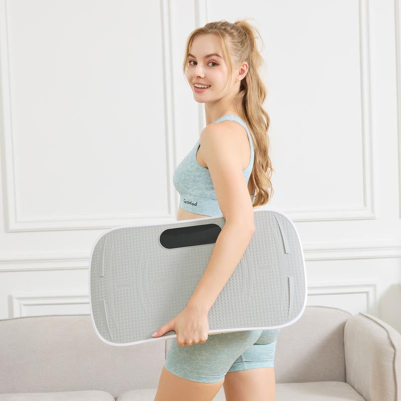 GETMOD plus Size Vibration Plates Exercise Equipment with LED Display & Bluetooth Speaker 10 Speed Levels Quiet Motor Home Gym Stuff Exercise Machine for Full Body Wellness #2
