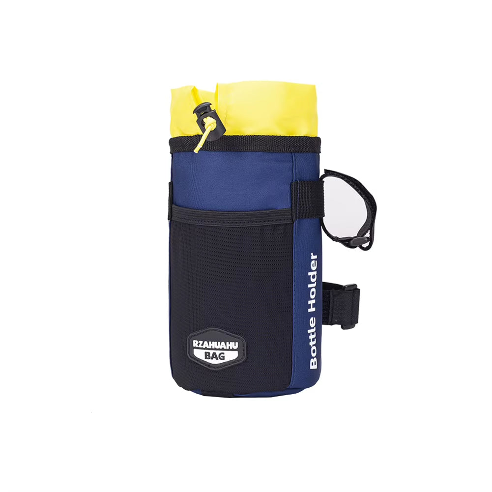 Bicycle Bag Cycling Water Bottle Carrier Pouch MTB Bike Kettle Handlebar Bag Bicycle Handlebar Bag Riding Handlebar Accessories