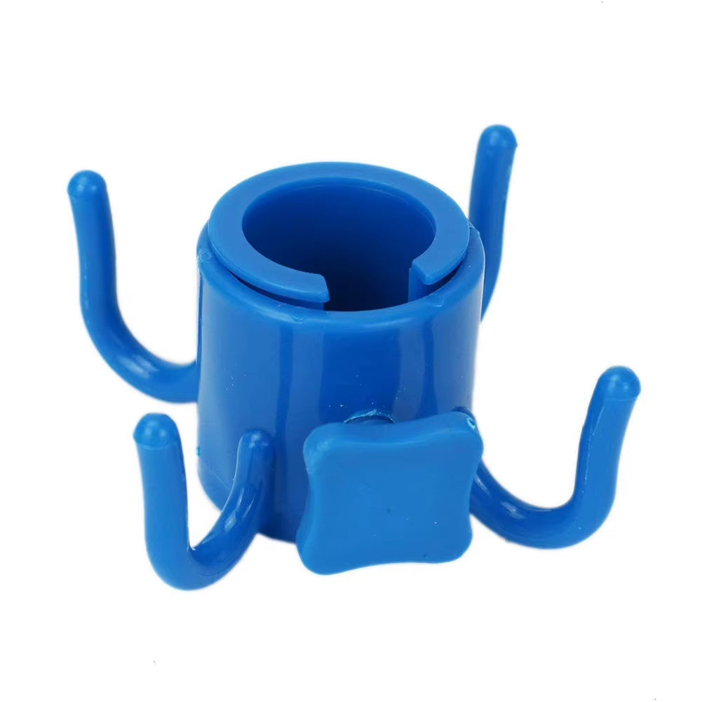 Beach Sunshade Umbrella Hooks Outdoor Travel Bcolumn Umbrella Four-Leg Hook for Towels Bags Hats