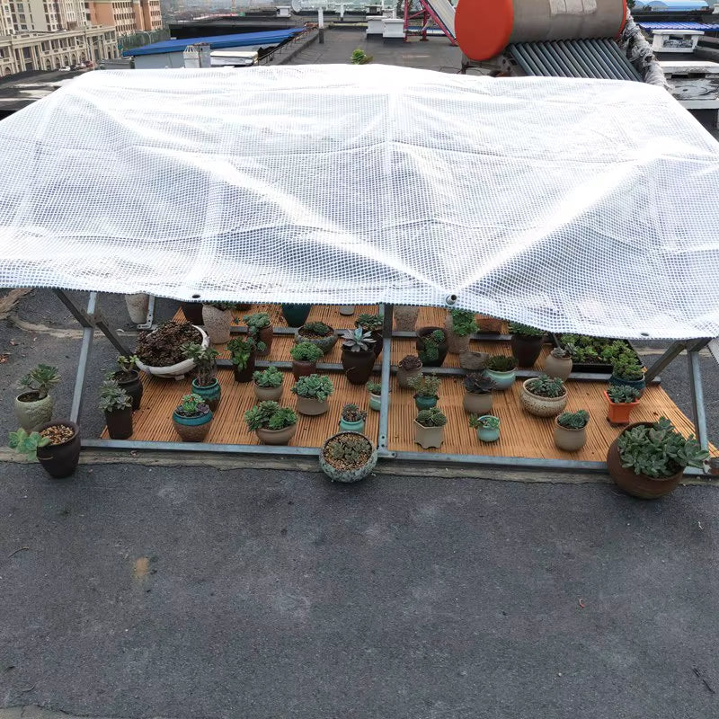 0.35Mm Mesh Reinforced PE Tarpaulin Outdoor Furniture Rainproof Waterproof Tarpbalcony Plants Cover Keep Warm Cover
