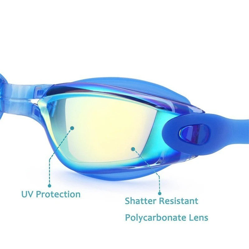 Swimming Goggles for Men Women Swim Glasses Anti-Fog UV Protection Waterproof