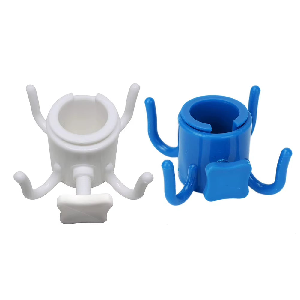 Beach Sunshade Umbrella Hooks Outdoor Travel Bcolumn Umbrella Four-Leg Hook for Towels Bags Hats
