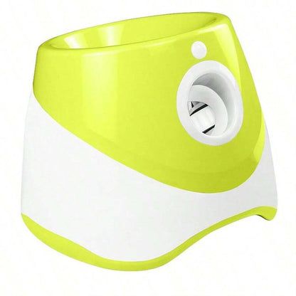 Automatic Dog Ball Launcher with 3 Distance Settings, Includes 3 Mini Tennis Balls (2 Inch), Indoor and Outdoor Interactive Dog Toy, Available in Multiple Colors