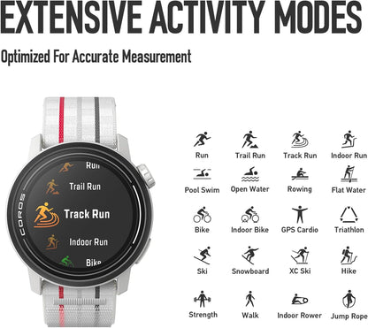 PACE 3 GPS Sport Watch, Lightweight Running Watch, 17-Day Battery Life, Accurate GPS, Heart Rate Monitor, Navigation, Sleep Tracking, Training Plan, Run, Bike, and Ski (Black Silicone)